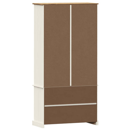 Glass Display Cabinet Vigo 85X35X170 Cm Solid Wood Pine