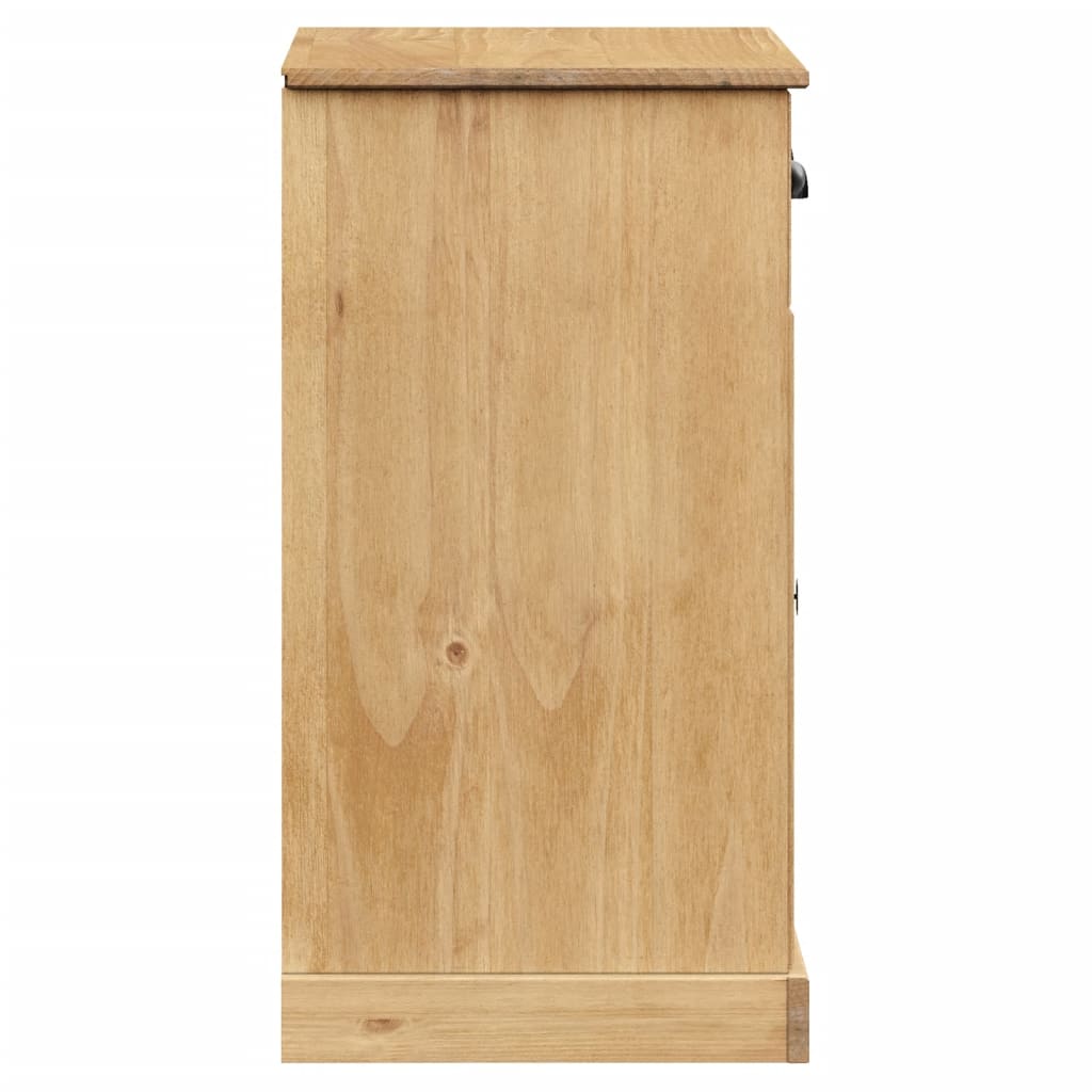 Sideboard With Drawers Vigo 78X40X75 Cm Solid Wood Pine