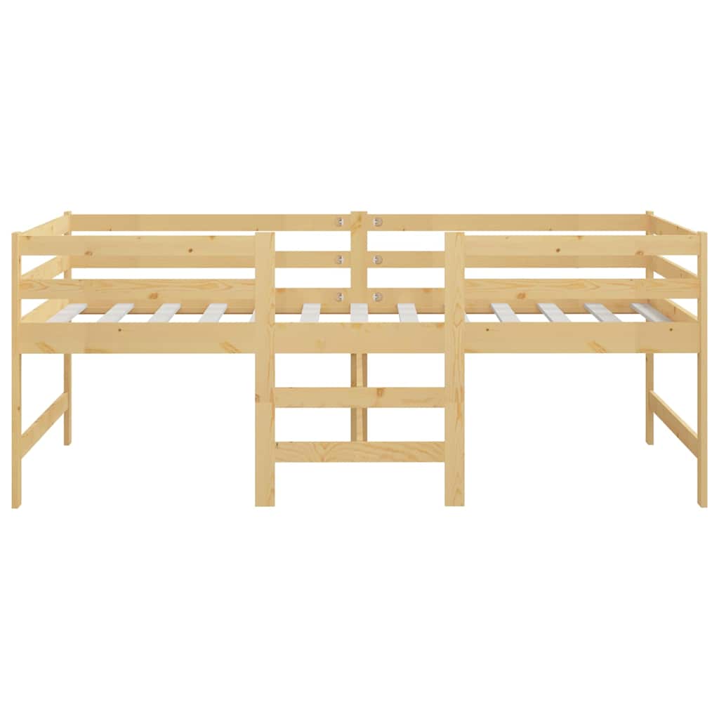 Bed Frame Without Mattress 90X200 Cm Solid Wood Pine