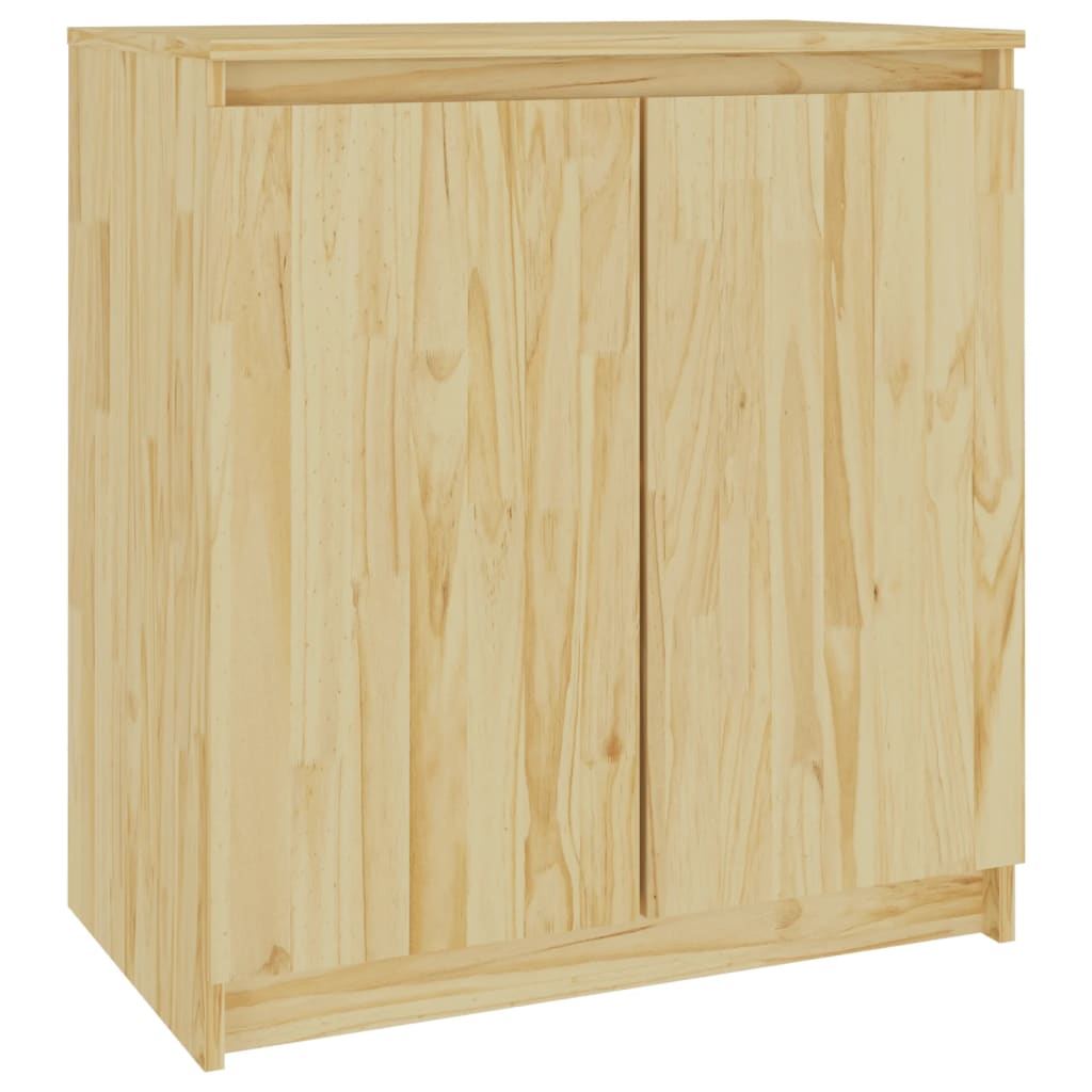 Side Cabinet 60X36X65 Cm Solid Wood Pine