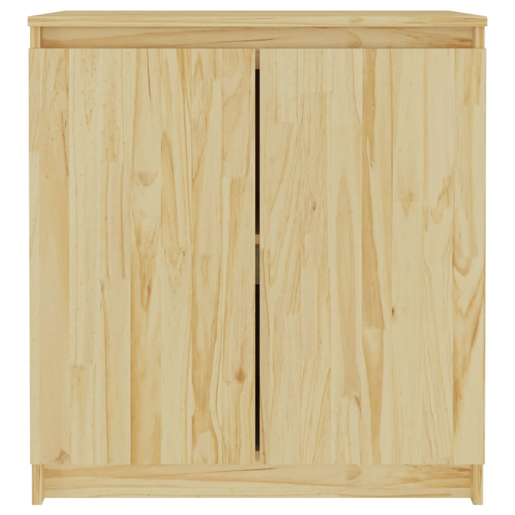 Side Cabinet 60X36X65 Cm Solid Wood Pine