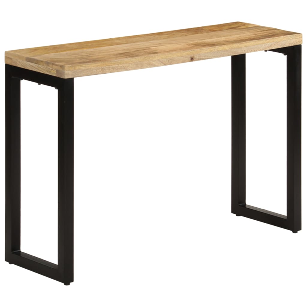 Console Table 120X35X76 Cm Solid Mango Wood And Steel