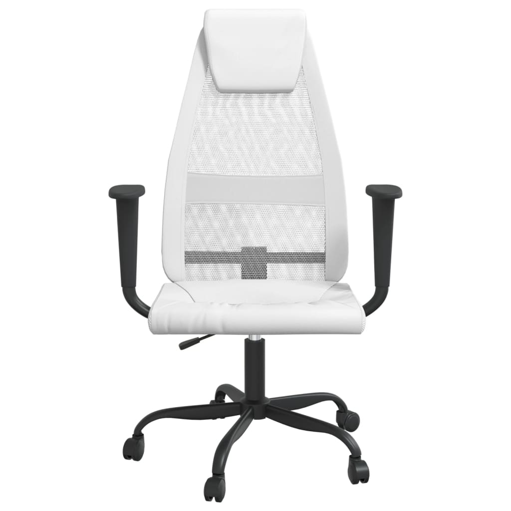 Office Chair Mesh Fabric And Faux Leather