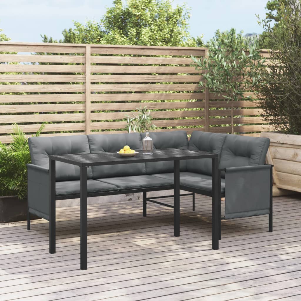 Garden Dining Anthracite 110X54X70 Cm Steel