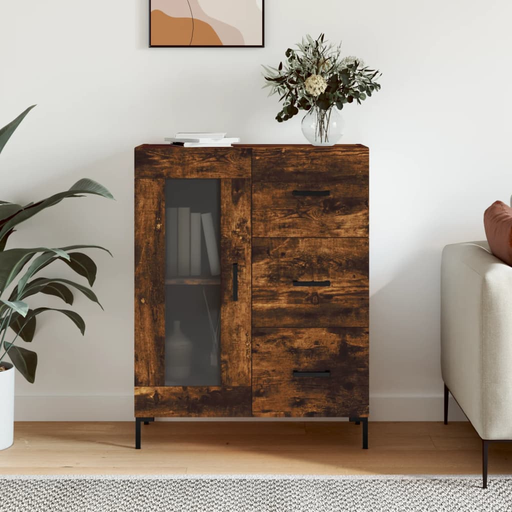 Sideboard 69.5X34X90 Cm Engineered Wood