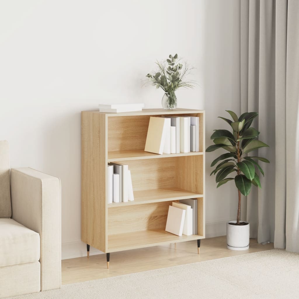 Bookcase 69.5X32.5X90 Cm Engineered Wood