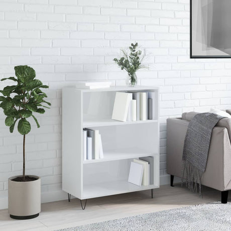 Bookcase 69.5X32.5X90 Cm Engineered Wood