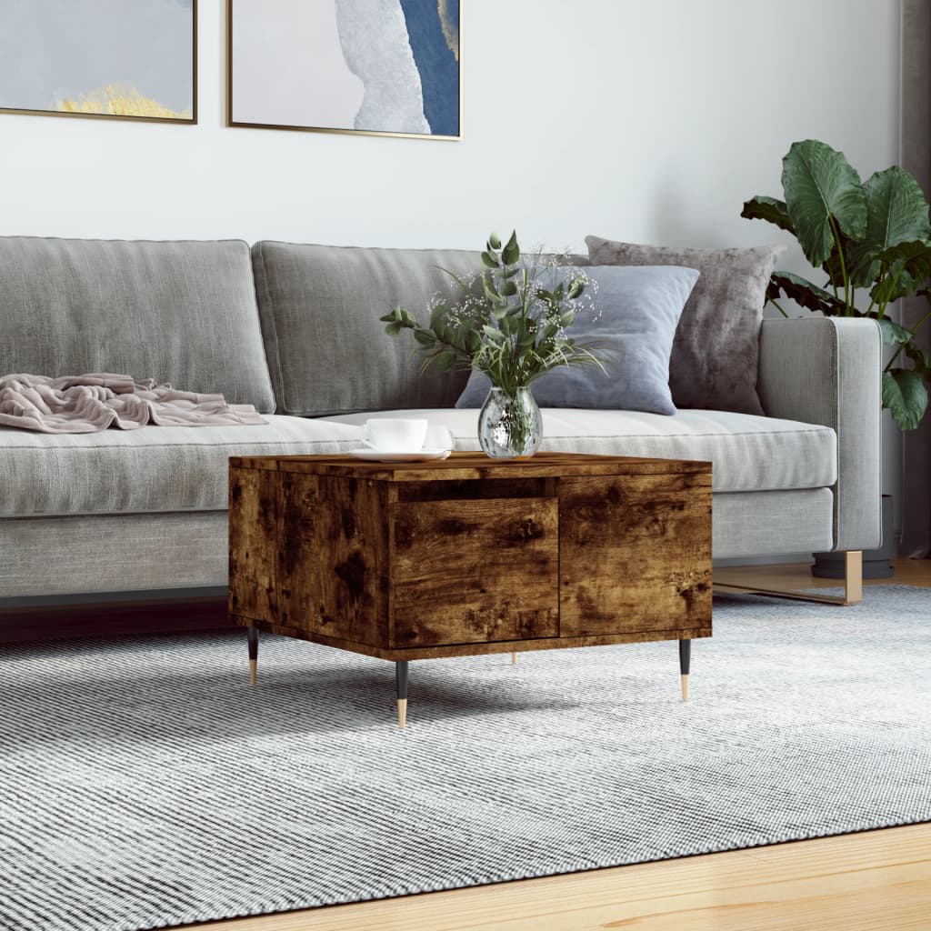 Coffee Table 55X55X36.5 Cm Engineered Wood