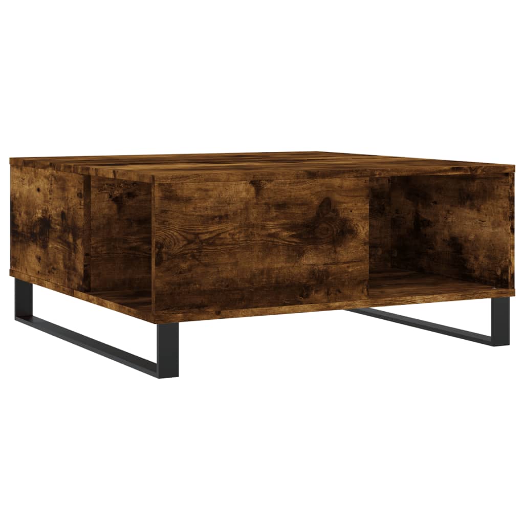Coffee Table 80X80X36.5 Cm Engineered Wood