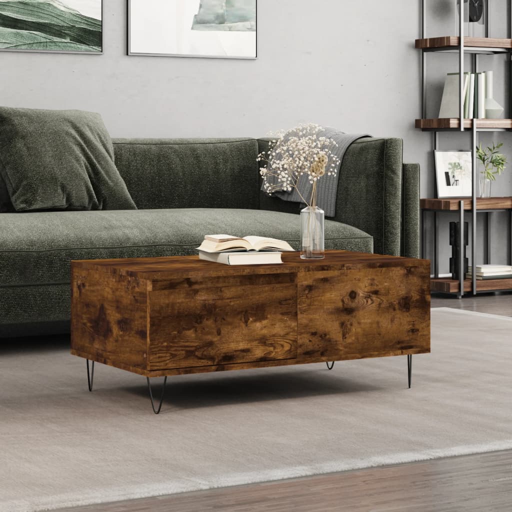 Coffee Table 90X50X36.5 Cm Engineered Wood