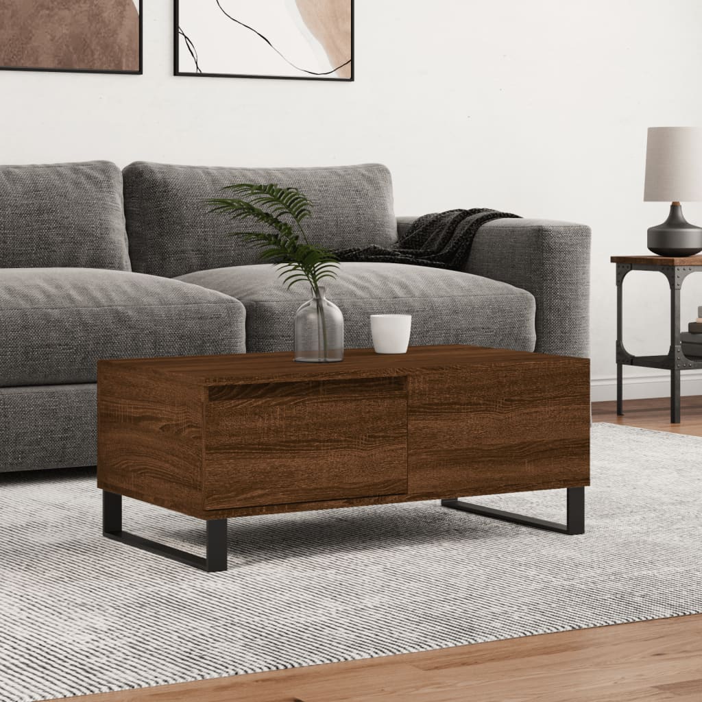 Coffee Table 90X50X36.5 Cm Engineered Wood