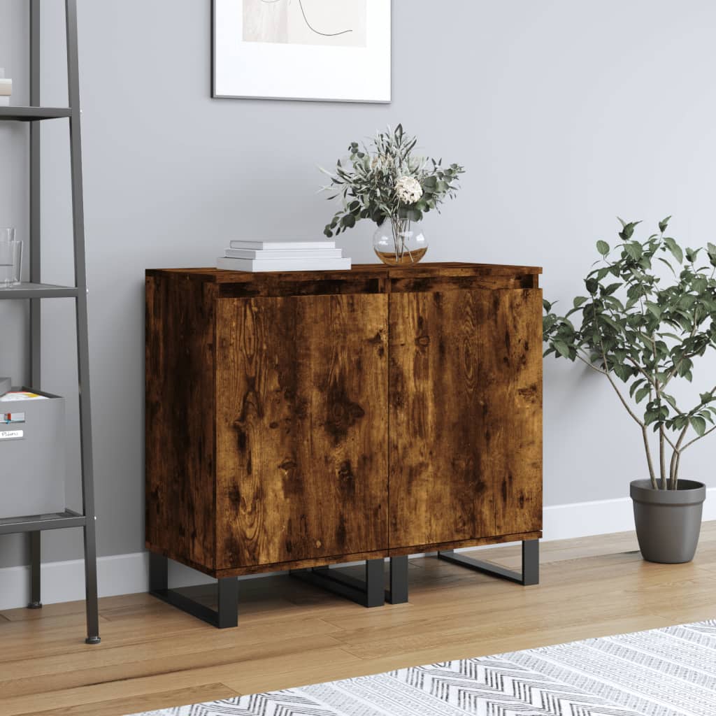 Sideboards 2 Pcs 40X35X70 Cm Engineered Wood