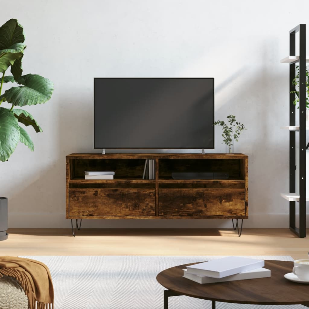 Tv Cabinet 100X34.5X44.5 Cm Engineered Wood