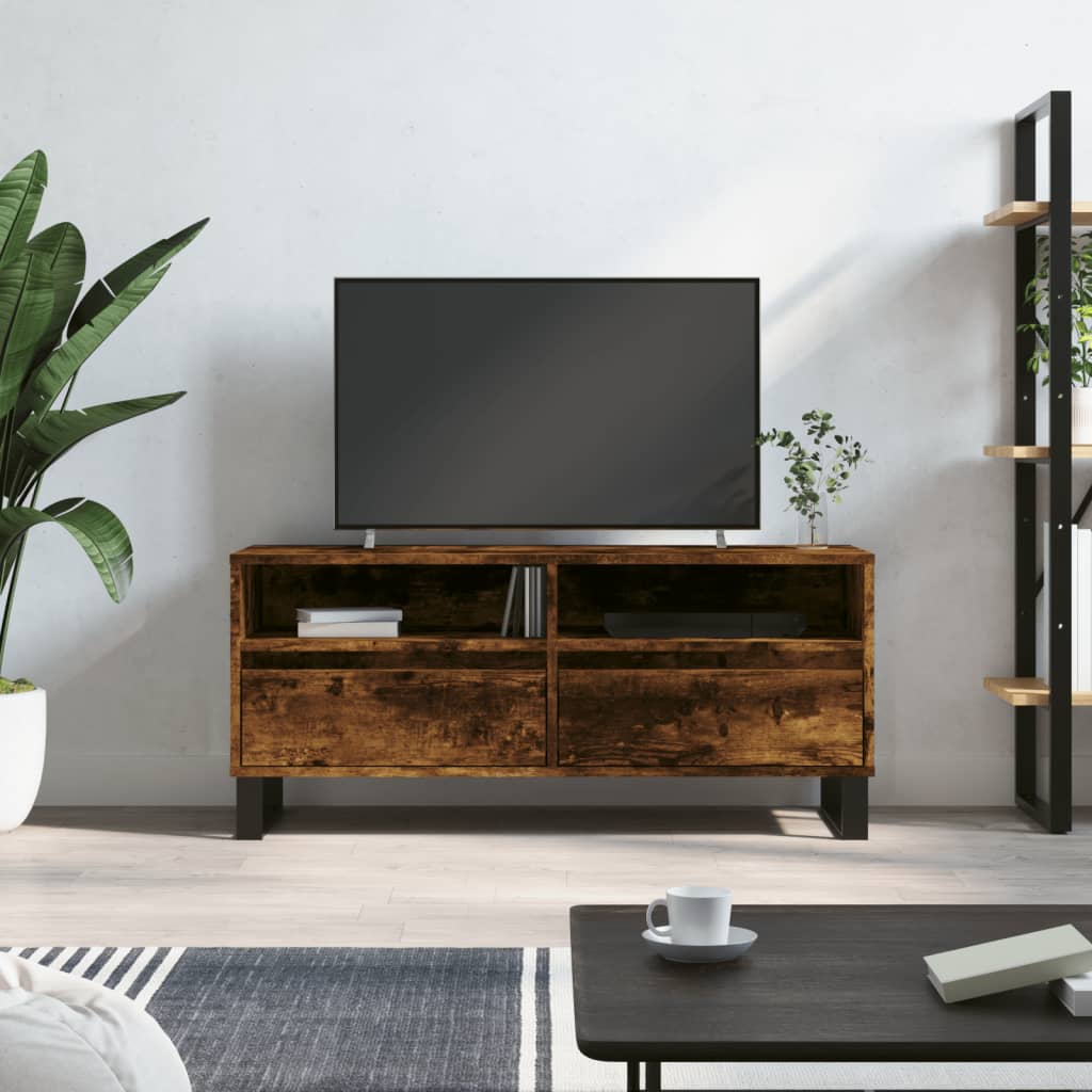 Tv Cabinet 100X34.5X44.5 Cm Engineered Wood