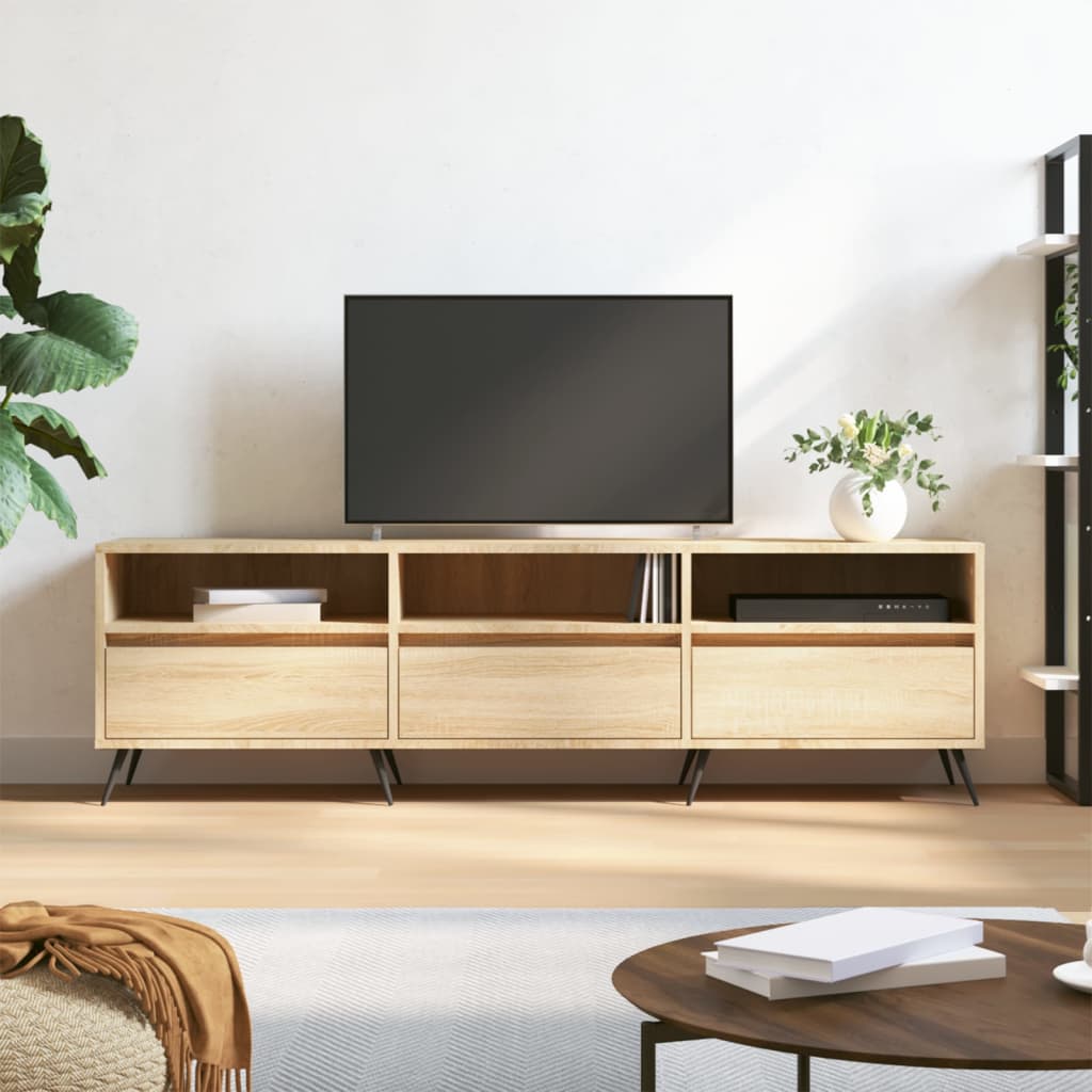 Tv Cabinet 150X30X44.5 Cm Engineered Wood