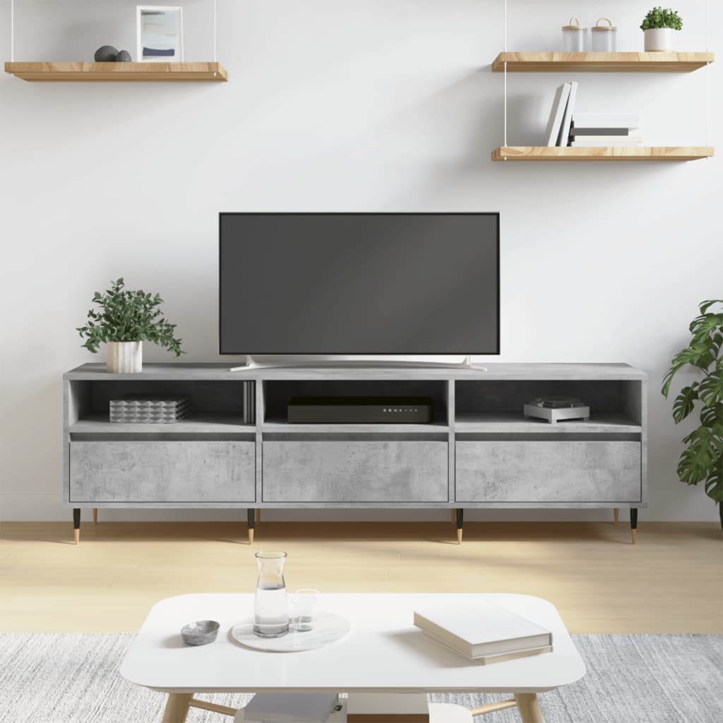 Tv Cabinet 150X30X44.5 Cm Engineered Wood