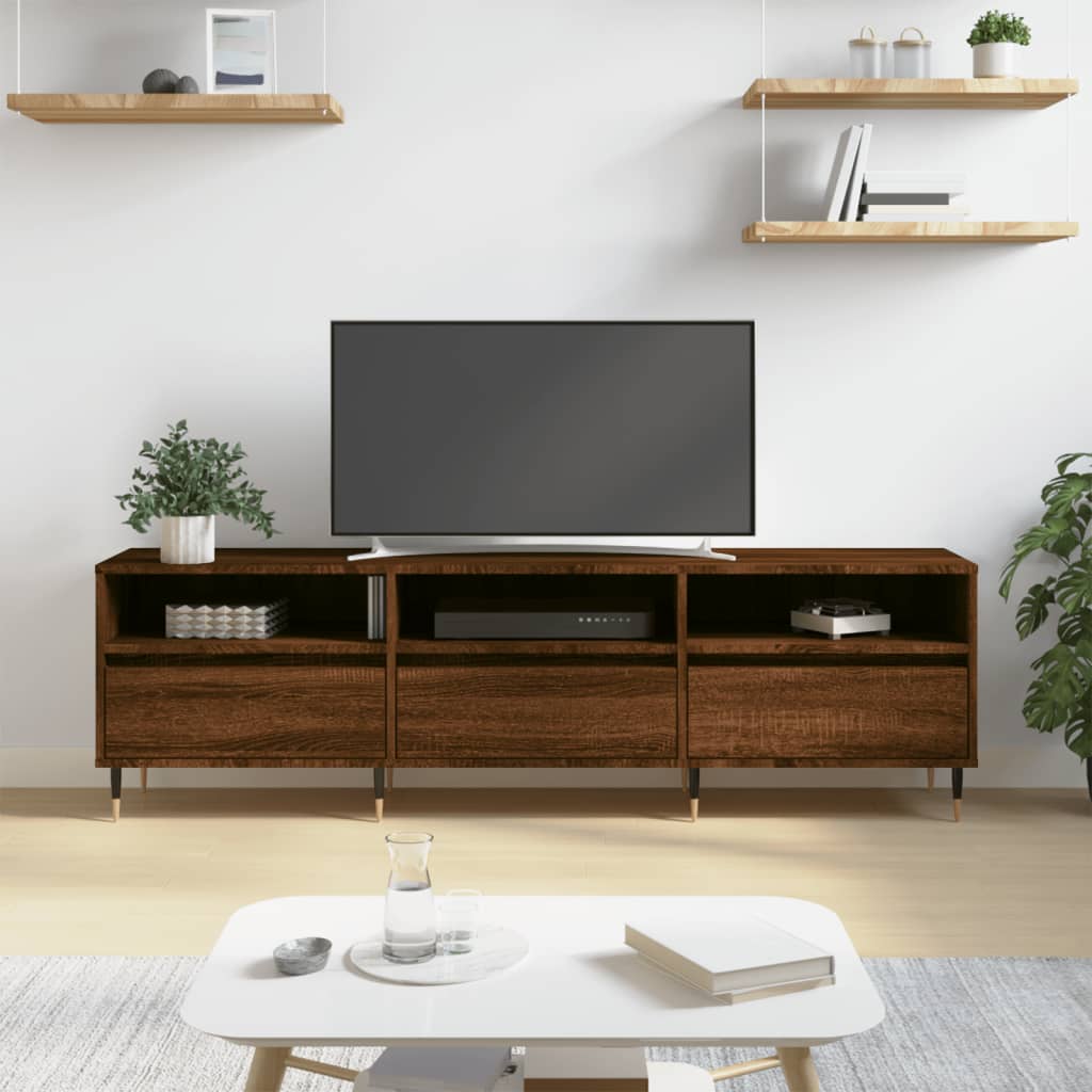 Tv Cabinet 150X30X44.5 Cm Engineered Wood