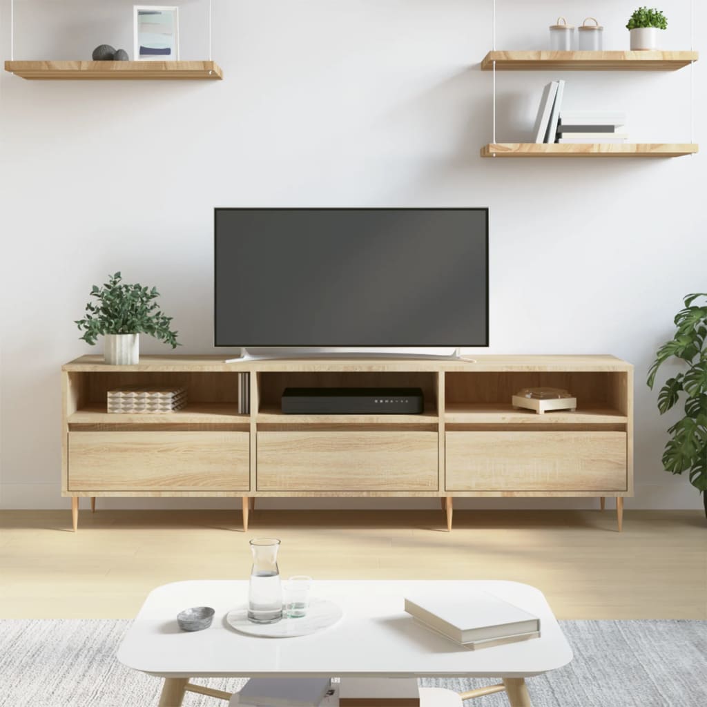 Tv Cabinet 150X30X44.5 Cm Engineered Wood