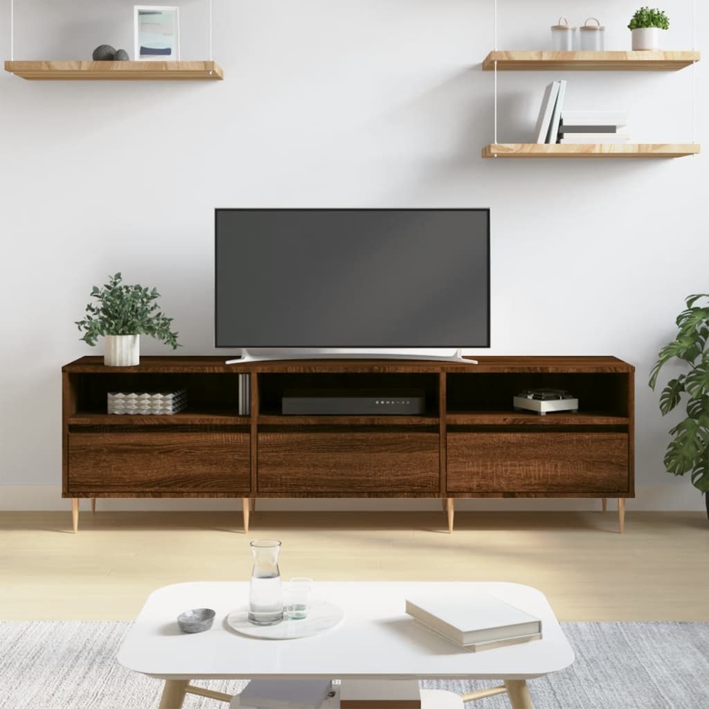 Tv Cabinet 150X30X44.5 Cm Engineered Wood