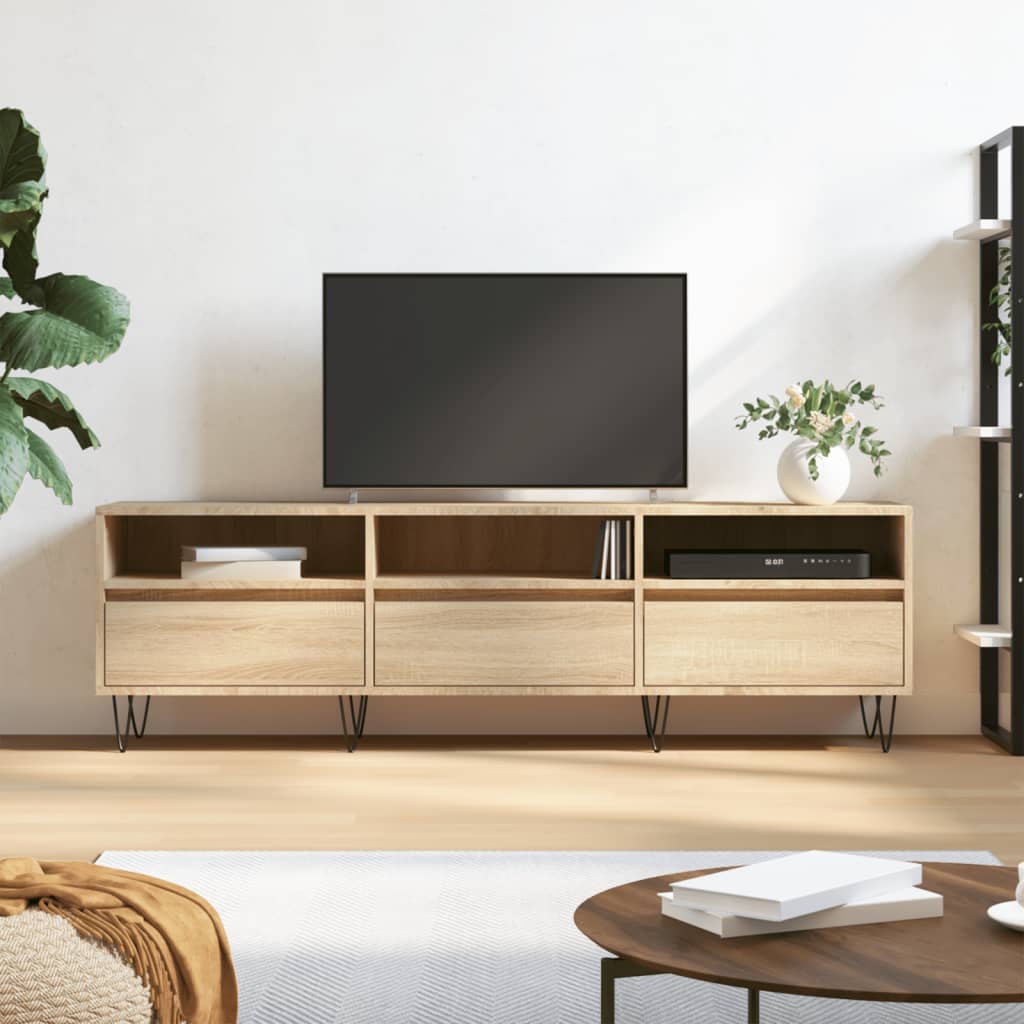 Tv Cabinet 150X30X44.5 Cm Engineered Wood