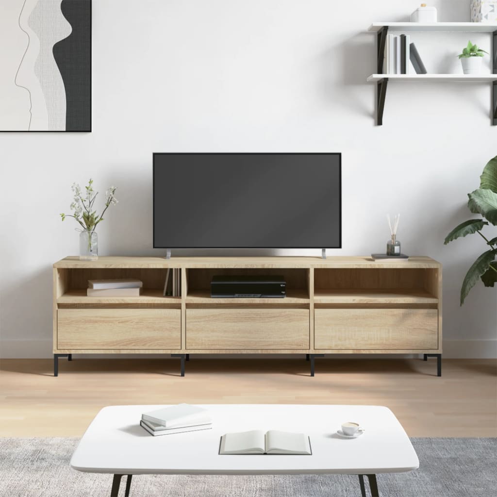 Tv Cabinet 150X30X44.5 Cm Engineered Wood