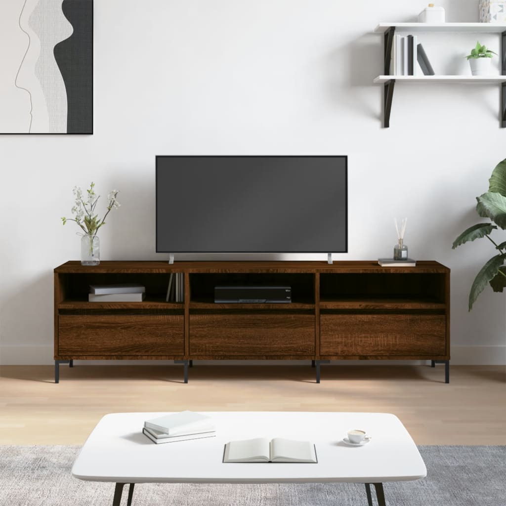 Tv Cabinet 150X30X44.5 Cm Engineered Wood