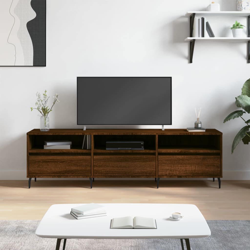 Tv Cabinet 150X30X44.5 Cm Engineered Wood