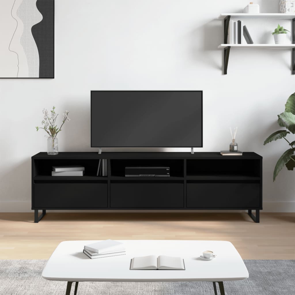 Tv Cabinet 150X30X44.5 Cm Engineered Wood