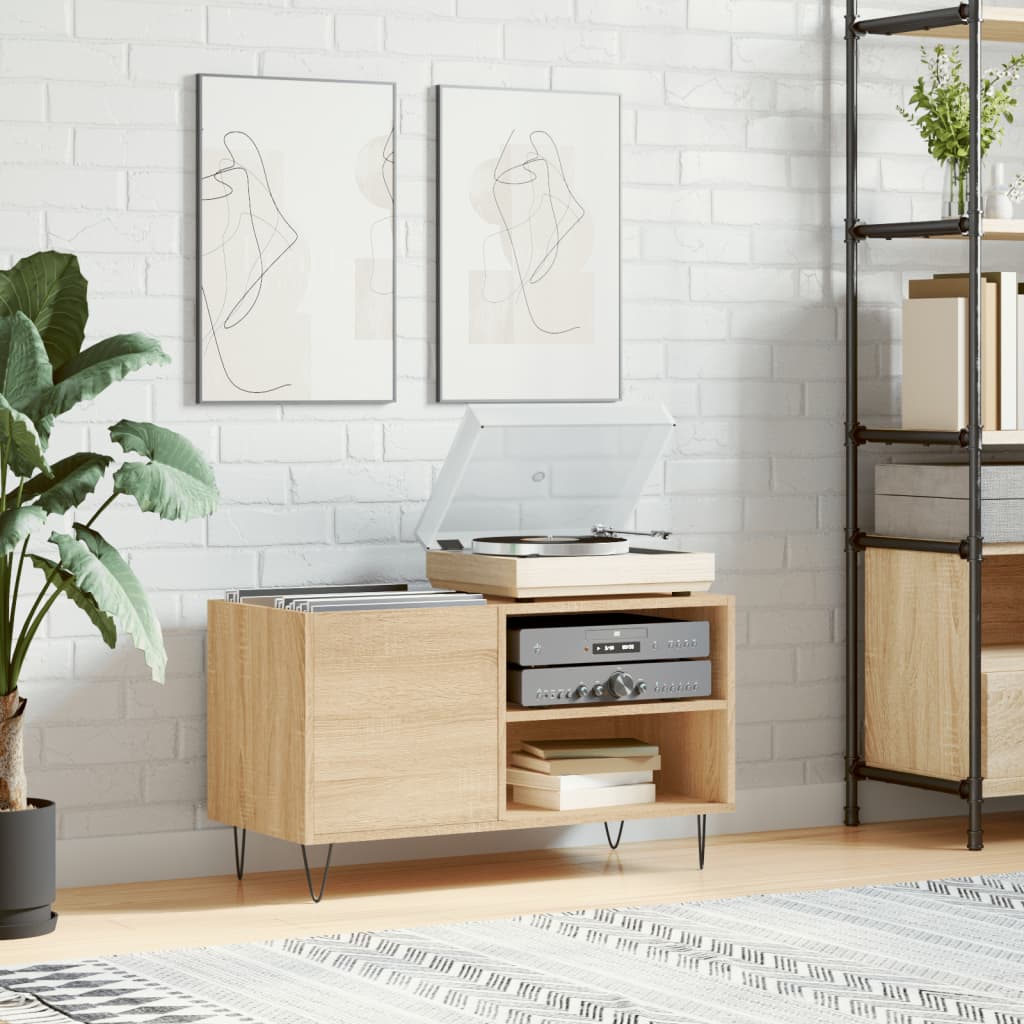 Record Cabinet 85X38X48 Cm Engineered Wood