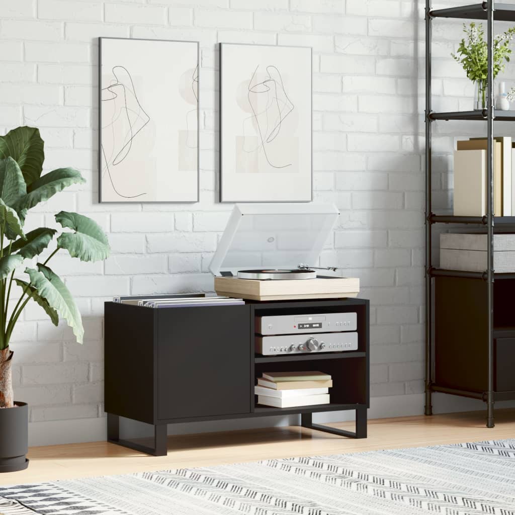 Record Cabinet 85X38X48 Cm Engineered Wood