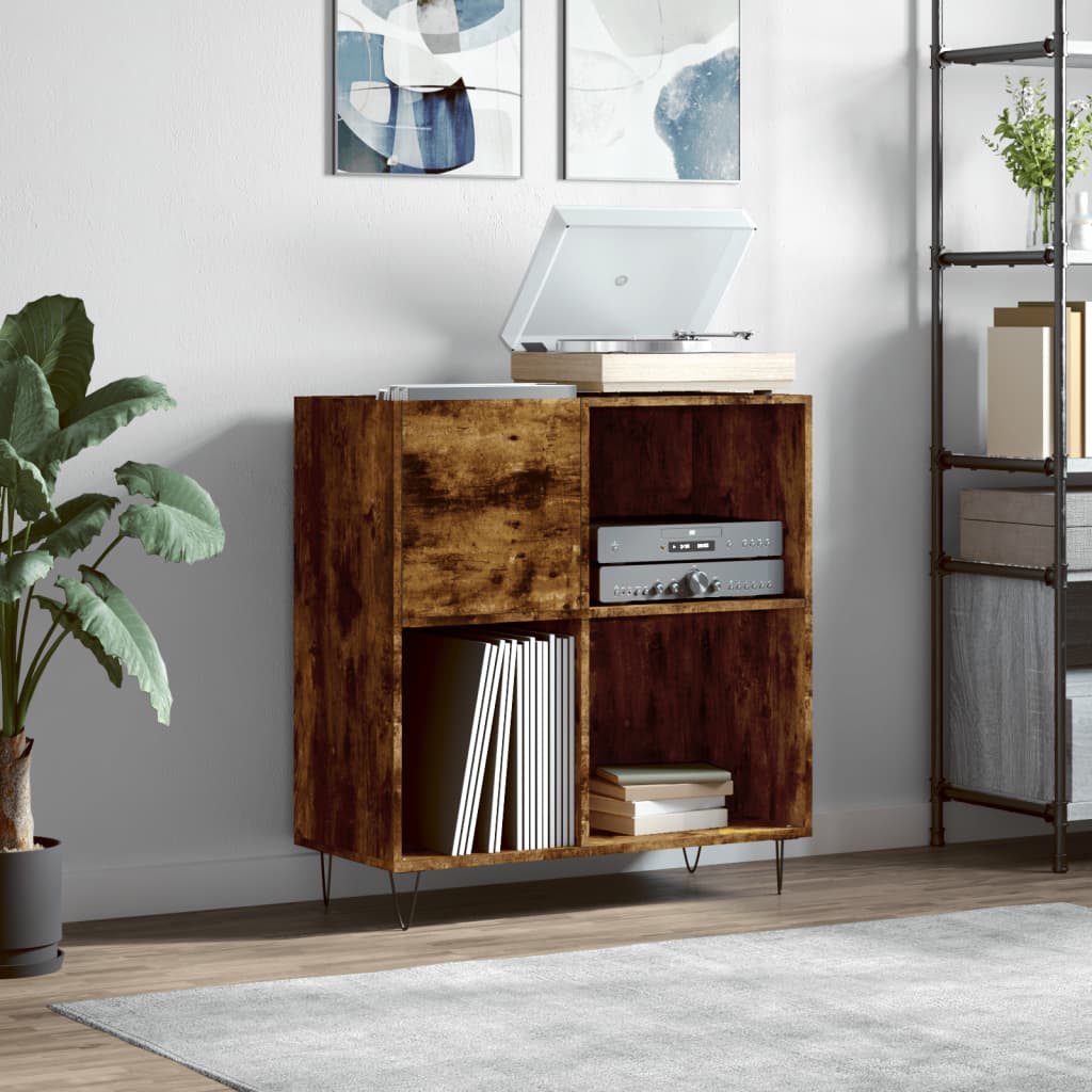 Record Cabinet 84.5X38X89 Cm Engineered Wood