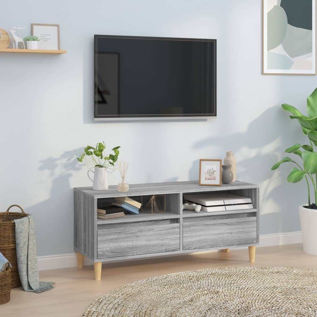 Tv Cabinet 100X34.5X44.5 Cm Engineered Wood