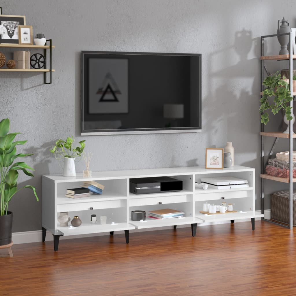 Tv Cabinet 150X30X44.5 Cm Engineered Wood