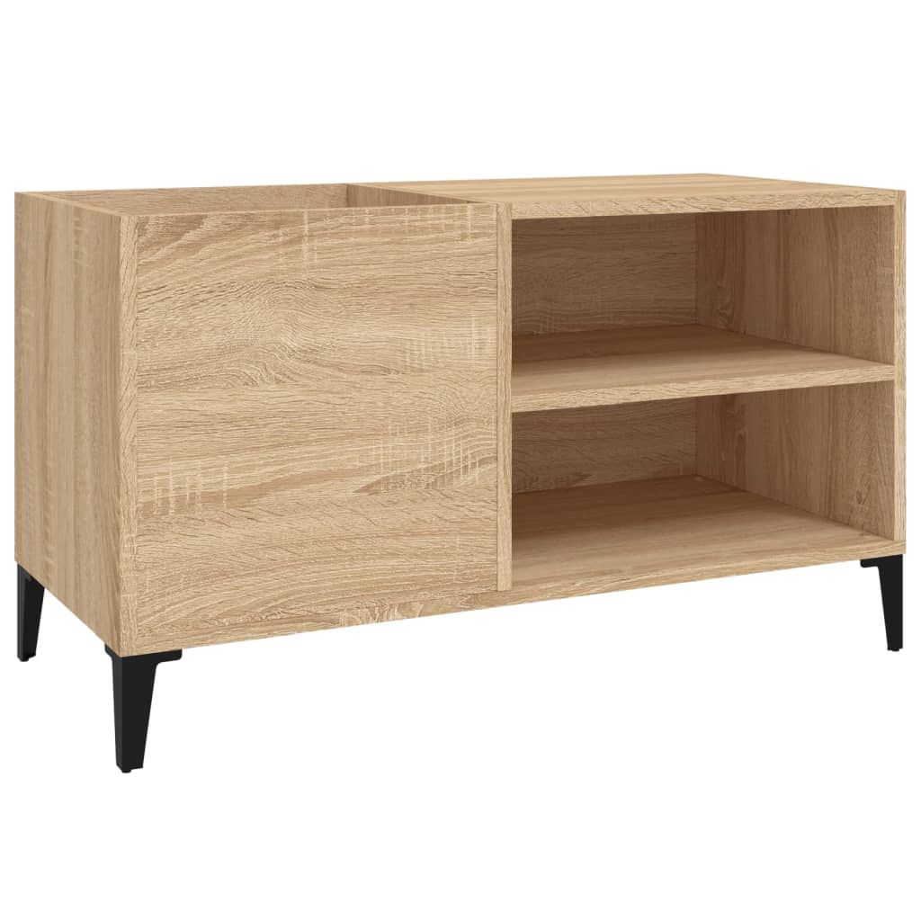 Record Cabinet Sonoma Oak 84.5X38X48 Cm Engineered Wood