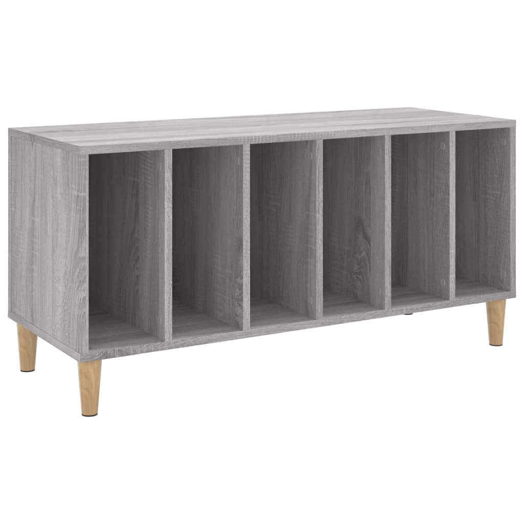 Record Cabinet Grey Sonoma 100X38X48 Cm Engineered Wood