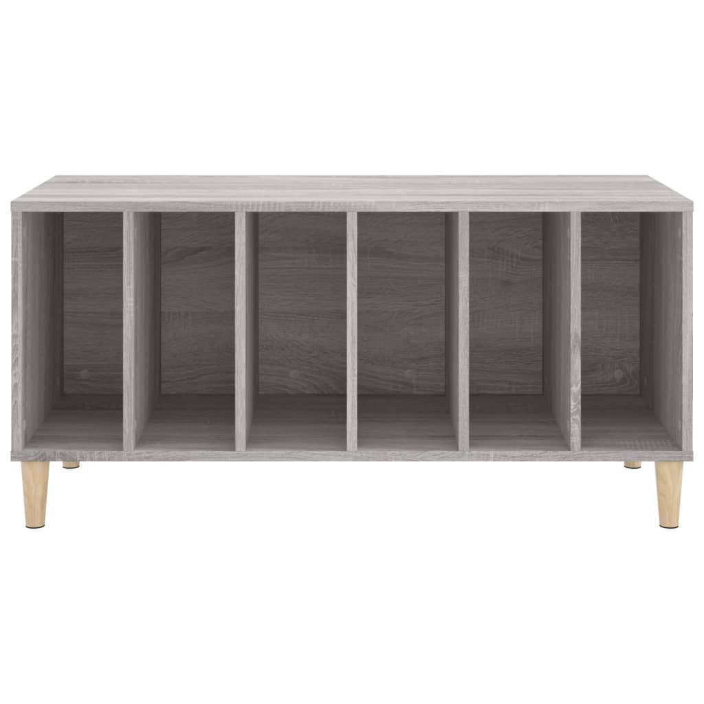 Record Cabinet Grey Sonoma 100X38X48 Cm Engineered Wood