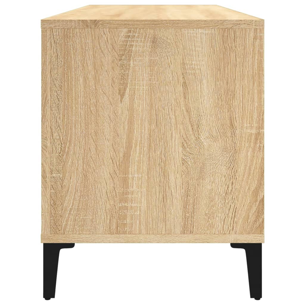 Record Cabinet Sonoma Oak 100X38X48 Cm Engineered Wood