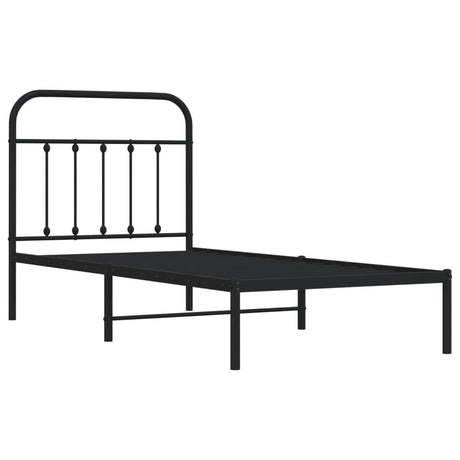 Metal Bed Frame Without Mattress 90X190Cm