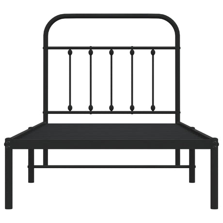 Metal Bed Frame Without Mattress 90X190Cm