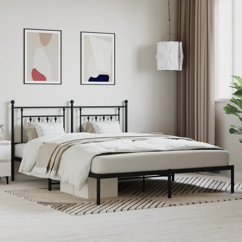 Metal Bed Frame Without Mattress 100X200Cm