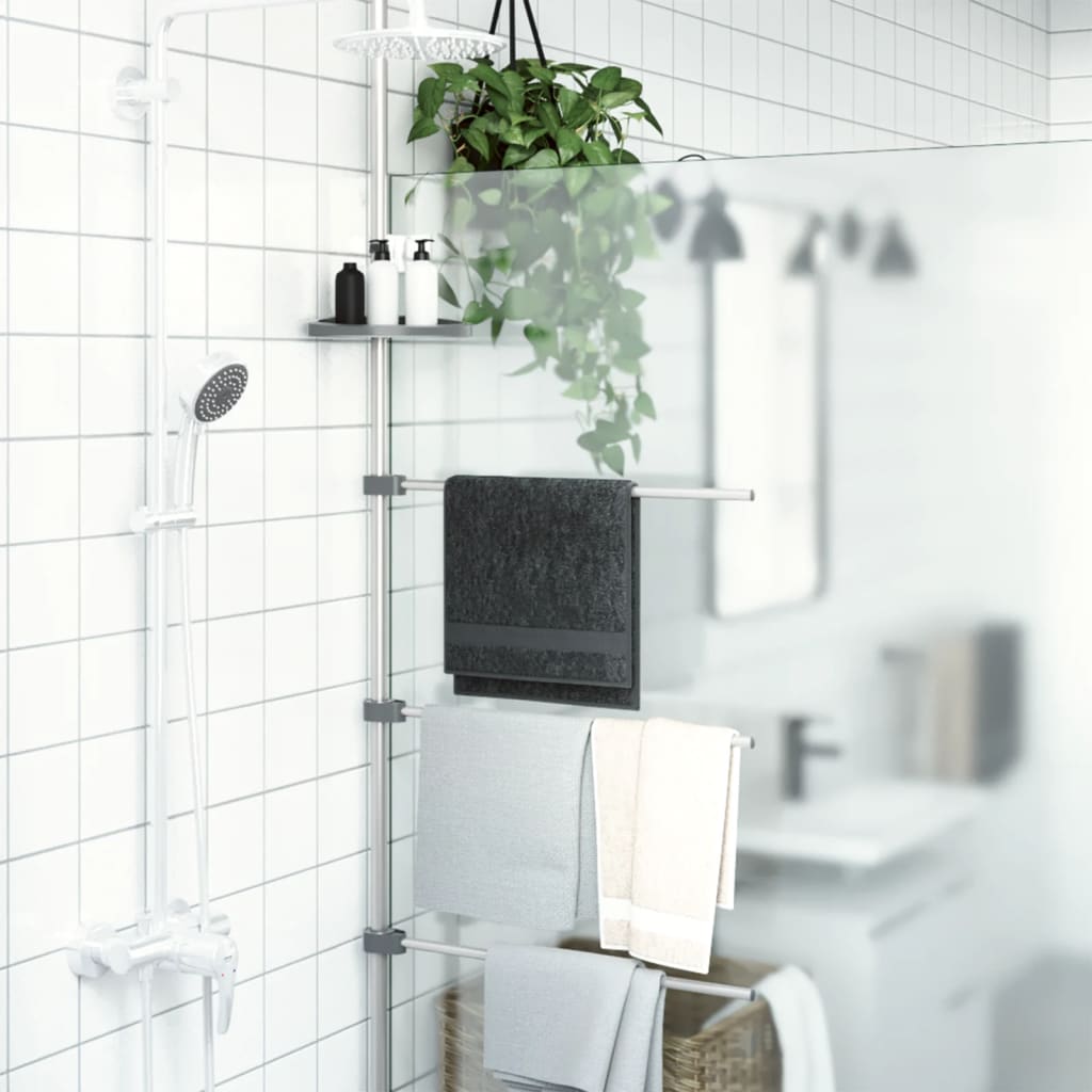 Towel Rail 47X280 Cm Aluminium