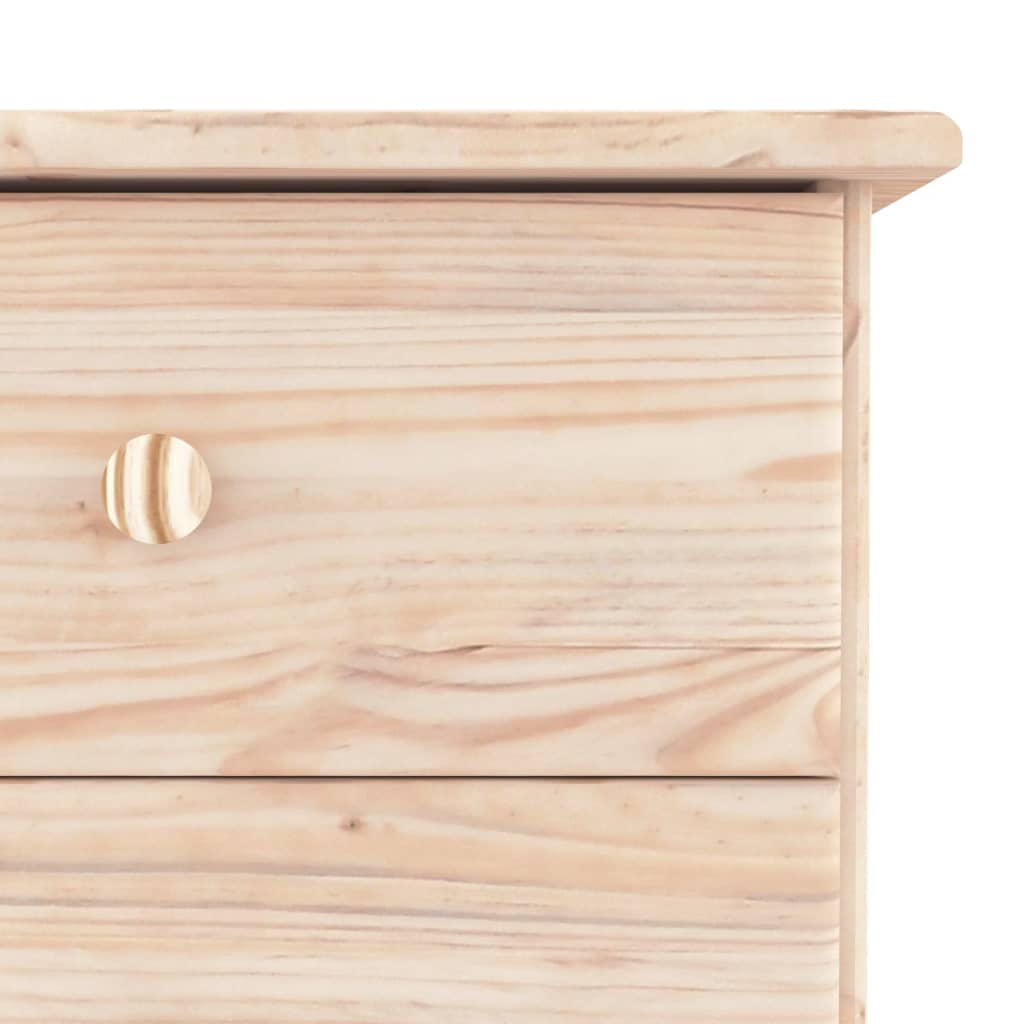 Chest Of Drawers Alta 77X35X73 Cm Solid Wood Pine