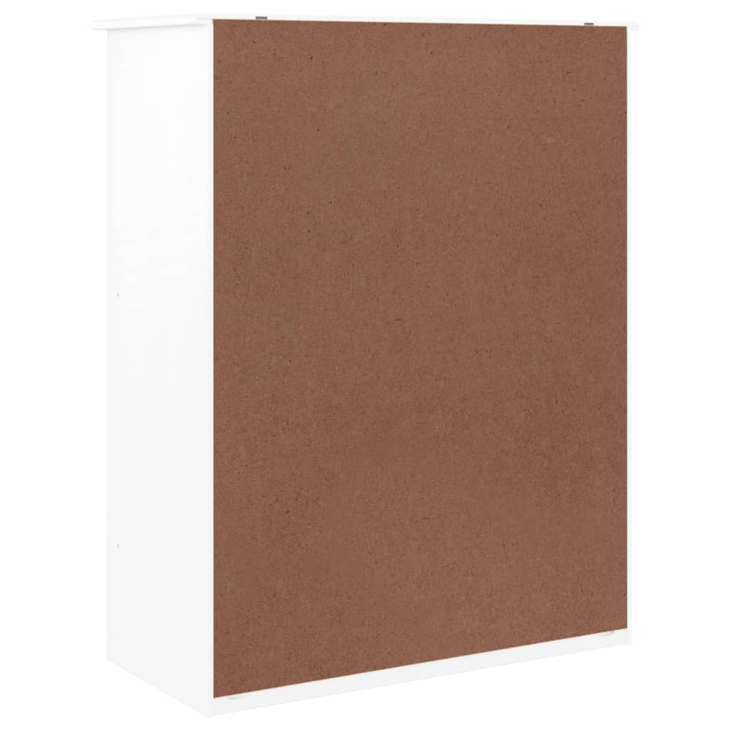 Shoe Cabinet Alta 77X35X96 Cm Solid Wood Pine