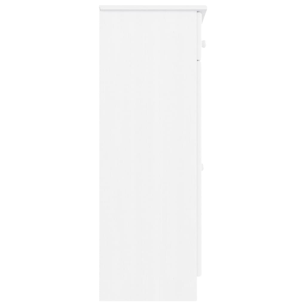 Shoe Cabinet Alta 77X35X96 Cm Solid Wood Pine