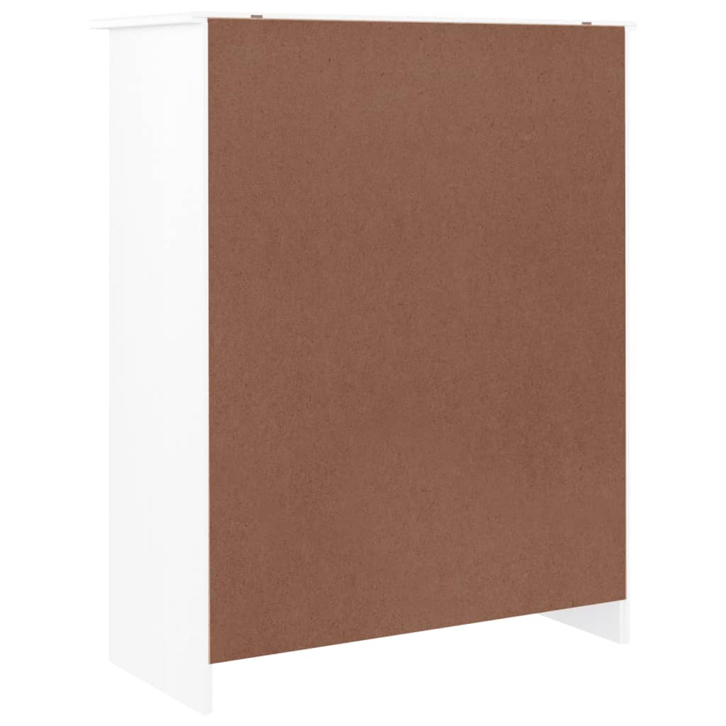 Shoe Cabinet Alta 77X35X96 Cm Solid Wood Pine