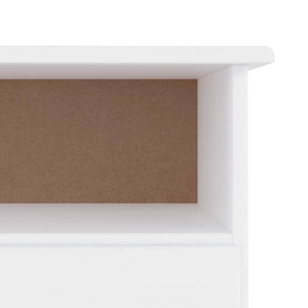 Tv Cabinet With Drawers Alta 100X35X41 Cm Solid Wood Pine