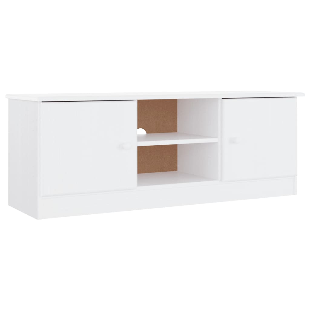 Tv Cabinet Alta 112X35X41 Cm Solid Wood Pine