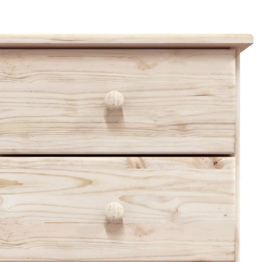 Sideboard "Alta" 112X35X73 Cm Solid Wood Pine