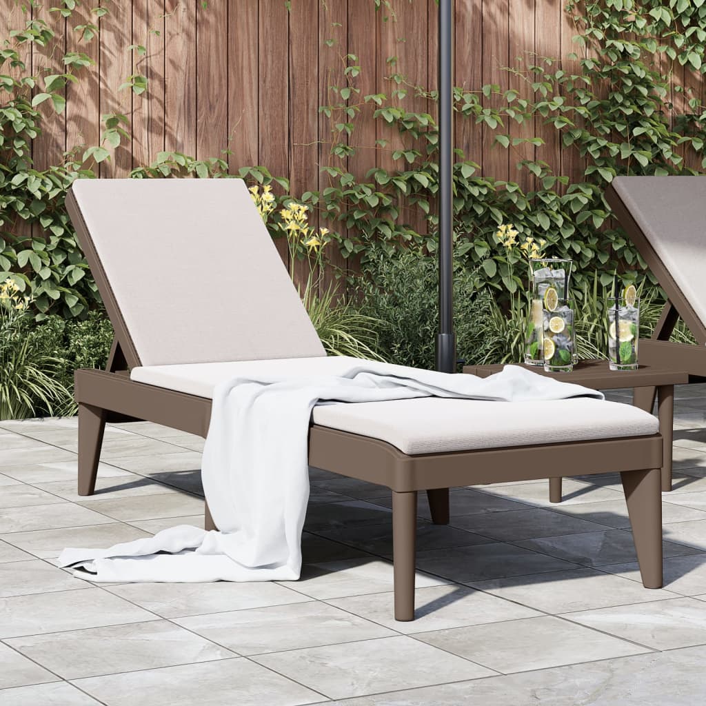 Sun Lounger 186X60X29 Cm Pp