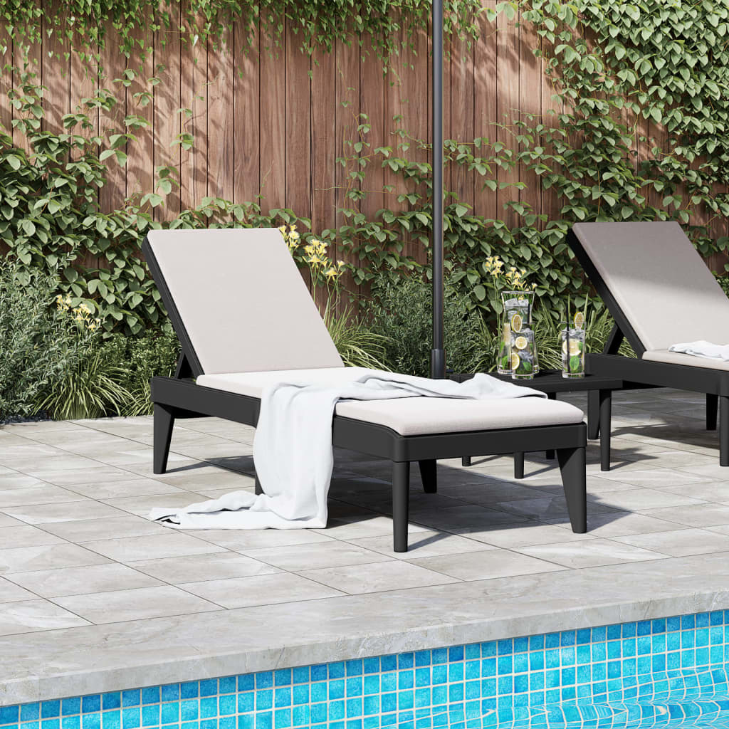 Sun Lounger 186X60X29 Cm Pp